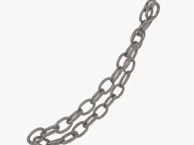 Realistic Metal Chain 3D model