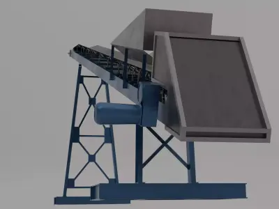CONVEYOR BELT 3D model 7