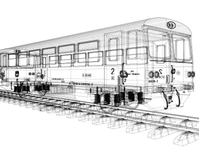 Ceske drahy - CD train 810 3D model