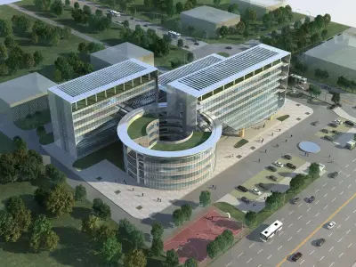 Office Building 3D model 20