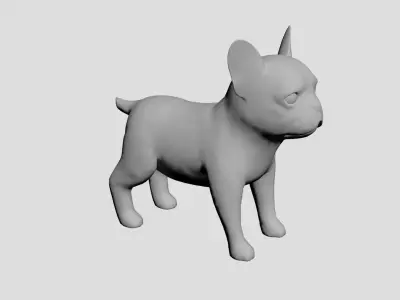 puppy-dog cocept Low-poly 3D model
