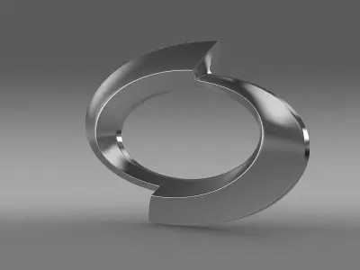 Samsung logo 3D model