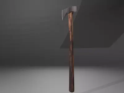 The Axe Low-poly 3D model