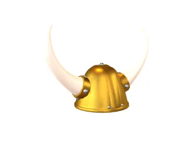 Viking Hat V1 001 Low-poly 3D model