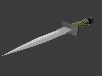  Hunting knife 3D model