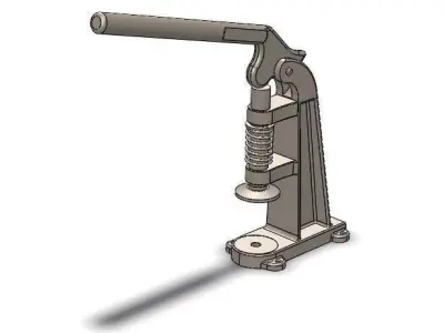Button Cover Machine Free 3D model