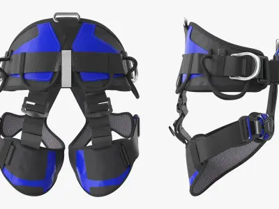 Sit Climbing Harness Standard 3D model