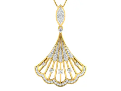 ocean shell type design of earring pendent set 3D print model