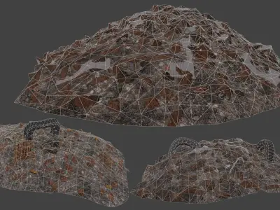 Dump low-poly models Free low-poly 3D model