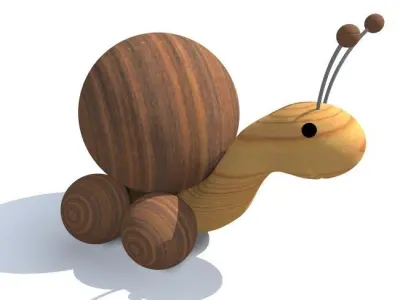 snail decoration 3D model
