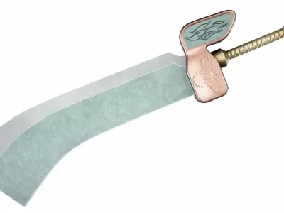 Sword 21 Low-poly 3D model
