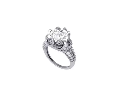 Wedding Ring  3D print model 196