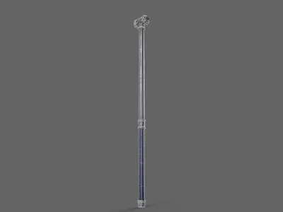 PBR Pipe Weapon V2e Low-poly 3D model