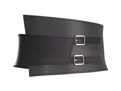 Black Bustier 3D model