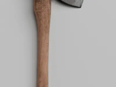 Game Ready  Axe Low-poly 3D model realism 3D model