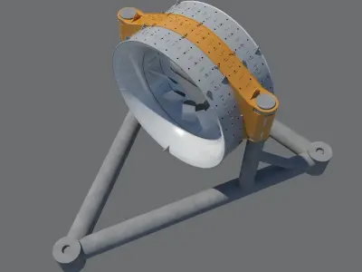 Marine Turbine 3D model