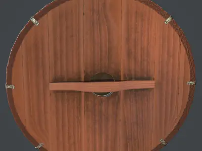 Shield viking Low-poly 3D model purchase