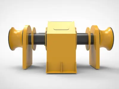 Winch Anchor 3D model