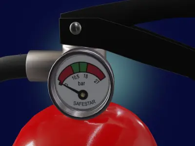Fire Extinguisher  Low-poly 3D model purchase
