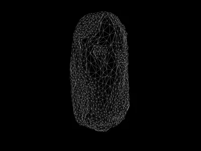 Anydrafts Salix matsudana Burl 05 Low-poly 3D model
