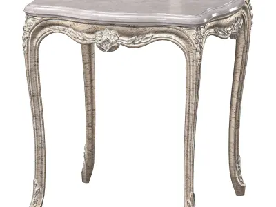 antique louis coffee table art 245 3D model