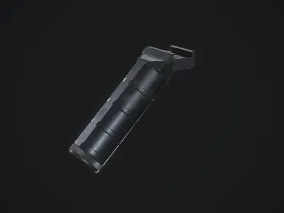ZENITH VERTICAL SHORT GRIP  45 ANGLED Low-poly 3D model