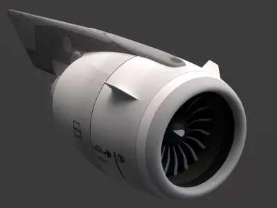 Airbus Engine cfm 3D model
