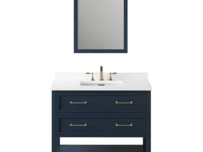 OVE Cameron 42 Midnight Blue Vanity 3D model