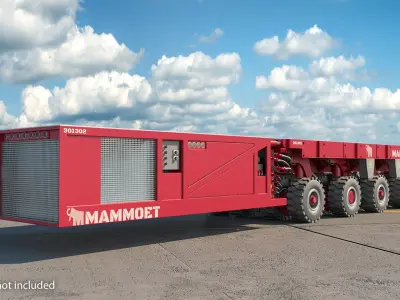  Self-Propelled Modular Transporter Mammoet Rigged 