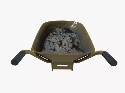 Wheel Barrow 3D model buy
