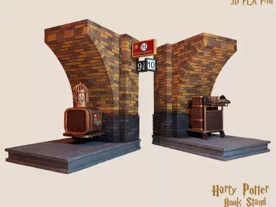 Harry Potter Book Stand 3D print model
