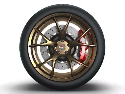 Project 6GR wheel 3D model