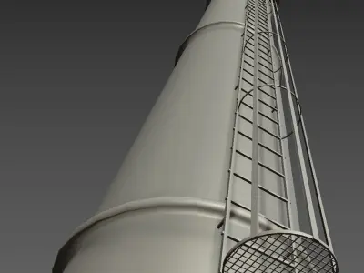 Industrial building - low poly 3D Model Pack purchase