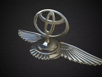 Toyota Logo 3D model from CGTrader
