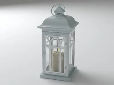 Candle Lamp 3D model