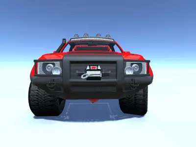 GR3D Offroad Vehicle 081415OFFRD Free low-poly 3D model