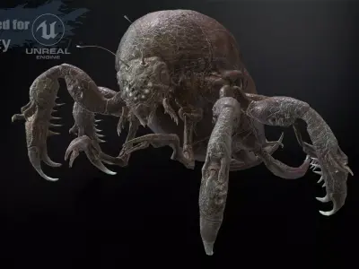 LandBug4 A1 Low-poly 3D model