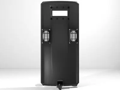 Personal Armor Shield - Roller Ballistic Shield 3D model