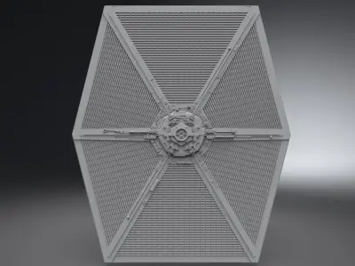 Tie Space Superiority Fighter Scale model  3D print model