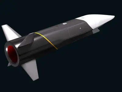 HyFly-2 Hypersonic Cruise Missile Concept 3D model