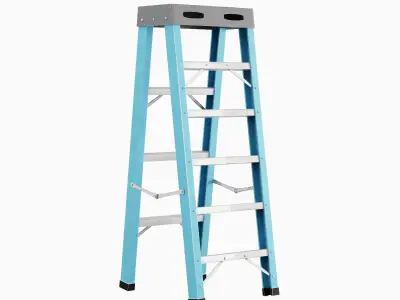 Ladder 04 Low-poly 3D model