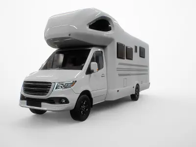 Camping vehicles collection 3D model