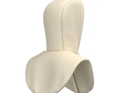 Padded Hood Warmer 3D model