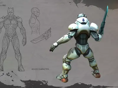 Grimcore Low-poly 3D model