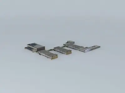 Elementary School of Dana and Emil Zatopek Trinec Free 3D model