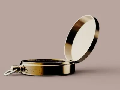 Old Compass 3D model