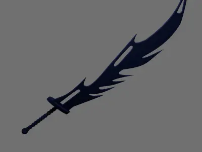 Monster sword 02   3D model
