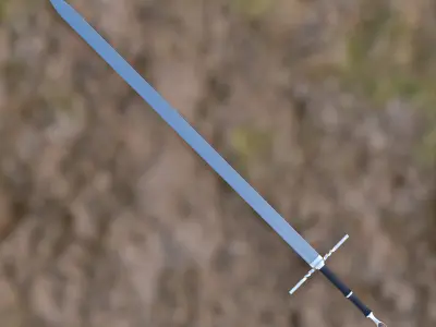 Greatsword Twisted Guard for G8F 3D model
