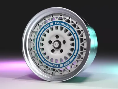 SSR Aero Mesh 3D model