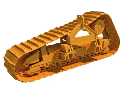 Excavator Track  3D model